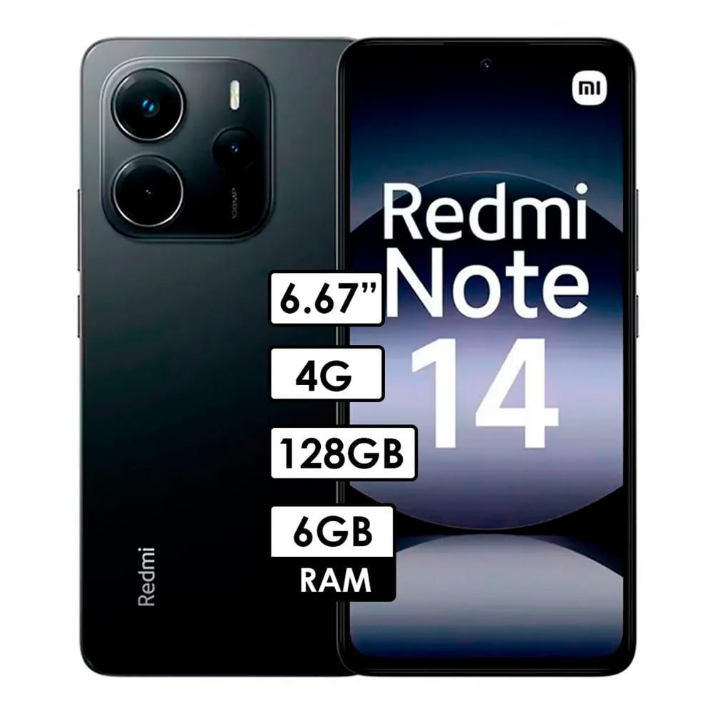 CELULAR REDMI NOTE 14 6RAM 128GB