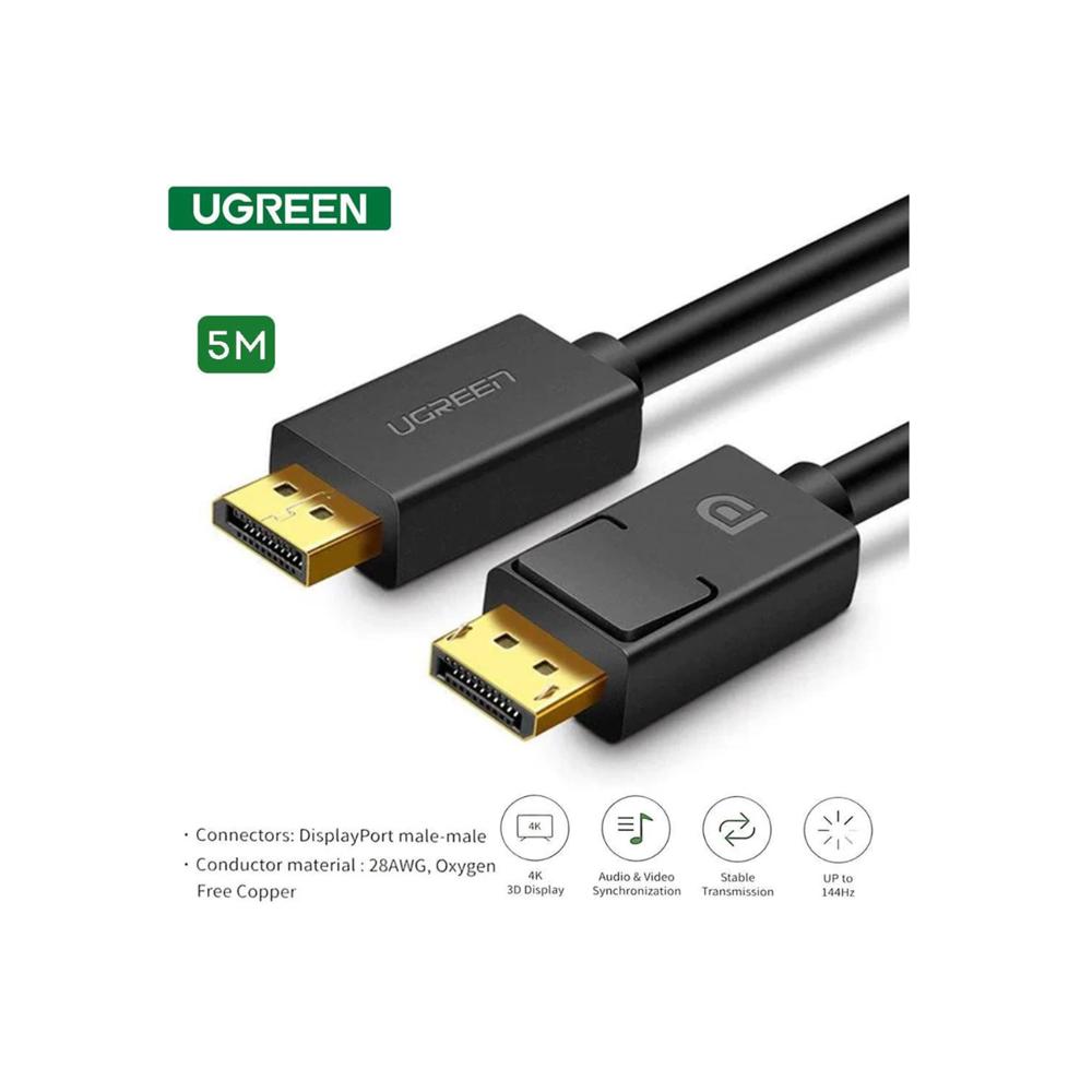 CABLE DISPLAYPORT DE 5M - UGREEN DP102 - 10213