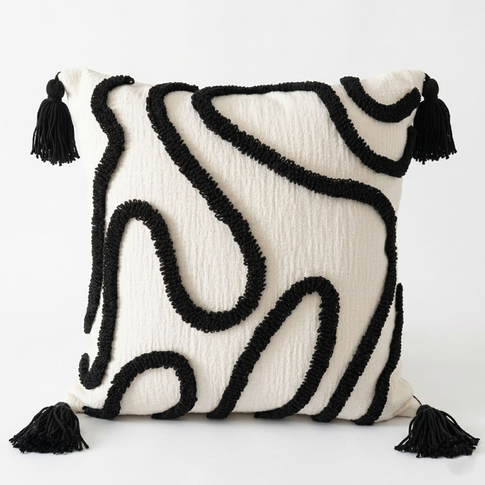 Cojín Zalmohadas Línea Ébano 45x45 cm