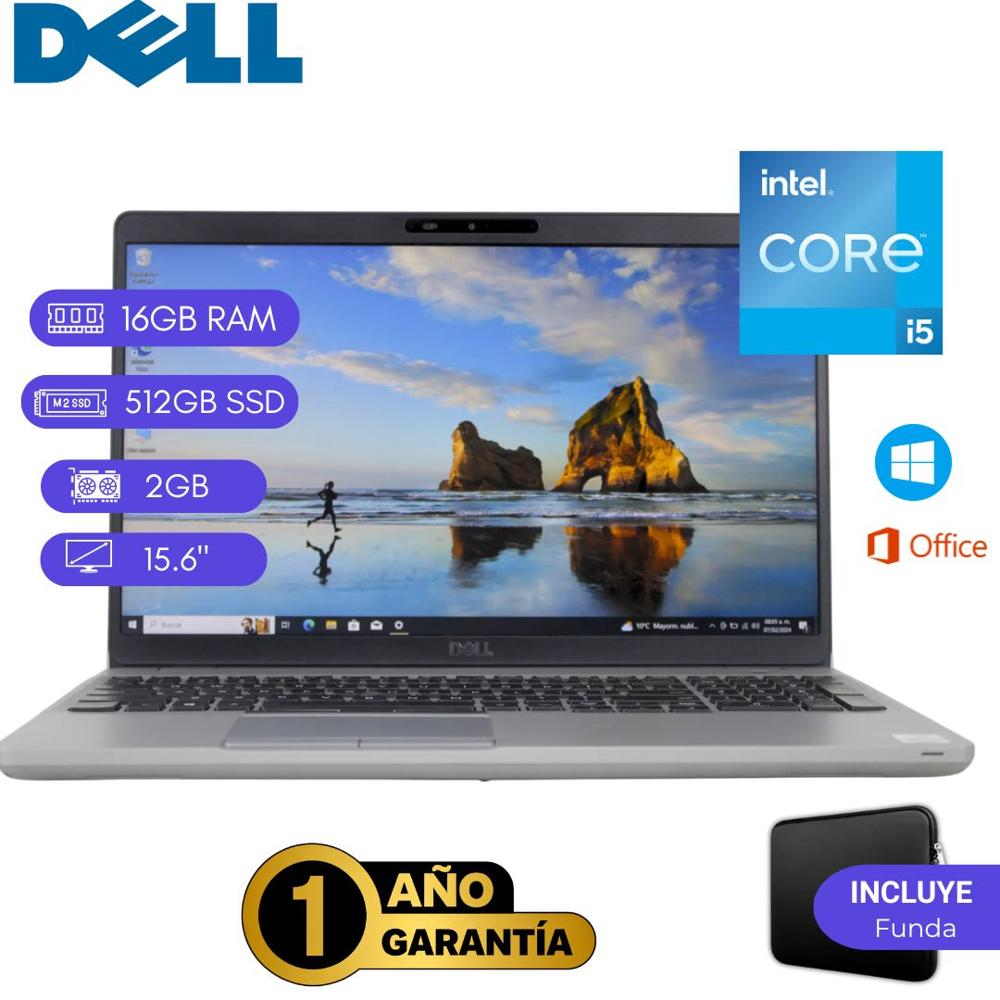 DELL LATITUDE 5511 seminueva - CI5 10MA - 16GB DDR4 - 512GB SSD - 2GB VIDEO - 15.6 Pulgadas