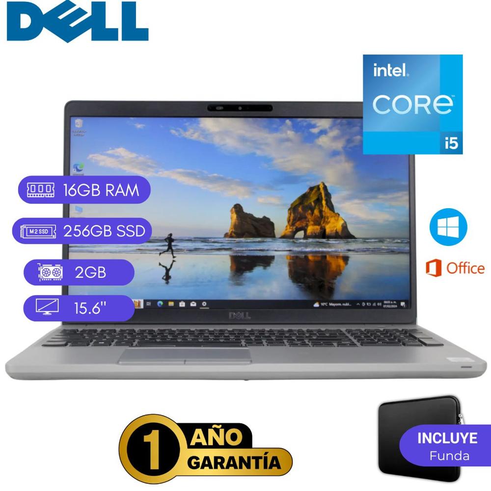 DELL LATITUDE 5511 seminueva - CI5 10MA -16GB DDR4 - 256GB SSD - 2GB VIDEO - 15.6 Pulgadas