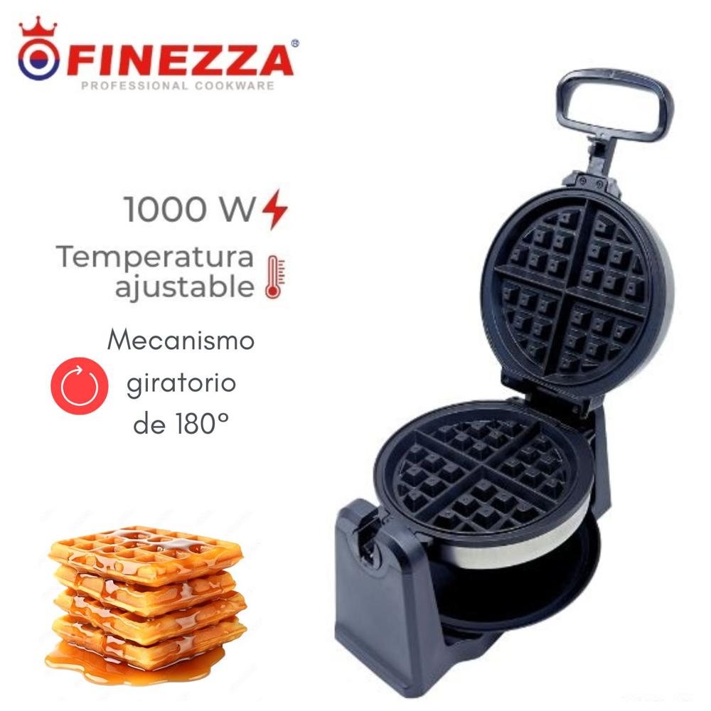 Waflera twister Finezza FZ-822WF 1000 Watts Sistema giratorio de 180 grados