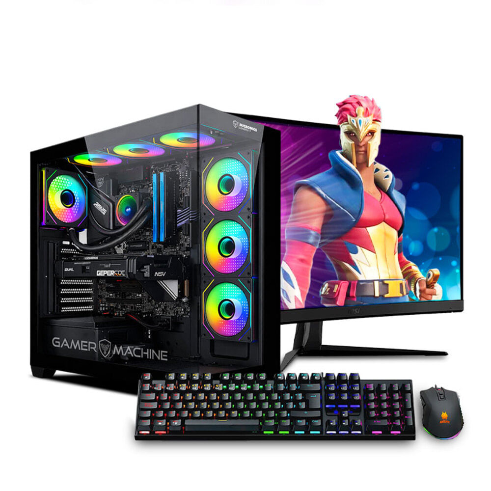 COMPUTADORA PC GAMER CORE i9 14900K 32GB DDR5 1TB 27 RTX5070ti 16GB MI PC LISTA MIPCLISTA