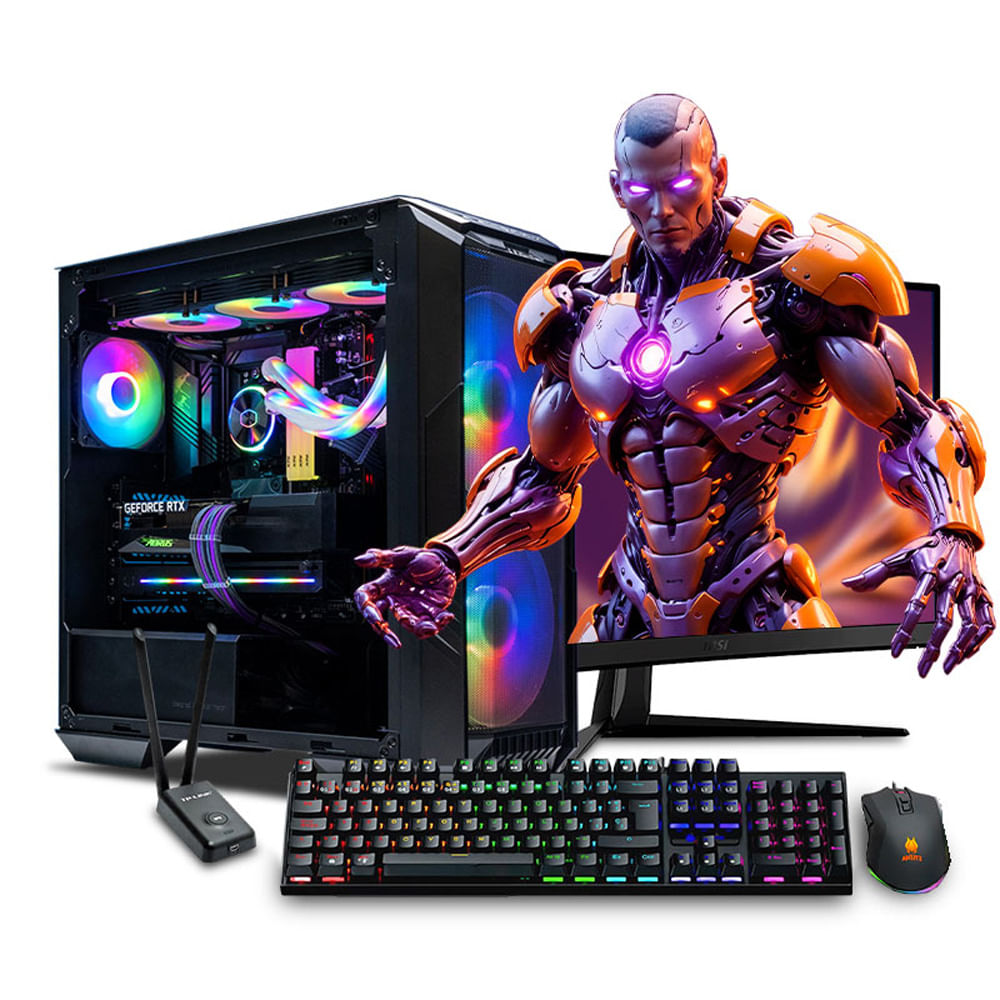 COMPUTADORA PC GAMER INTEL Core i9 Ultra 285K 64GBDDR5 1TB RTX5090 32GB 27 MI PC LISTA MIPCLISTA