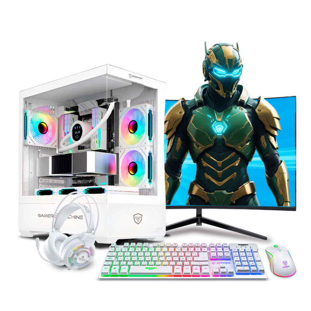 COMPUTADORA PC GAMER DRACO WHITE CORE I7 12700F 16GB 500GB 24 RTX5060TI 8GB MI PC LISTA MIPCLISTA