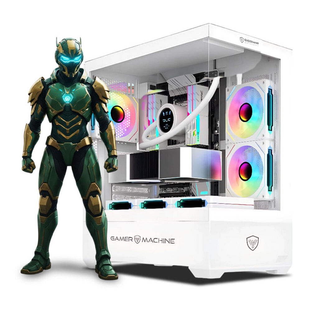 CPU Gamer Intel Core i7 12700F 16gb 500gB RTX5060ti 8GB Mipclista WHITE COMPUTADORA