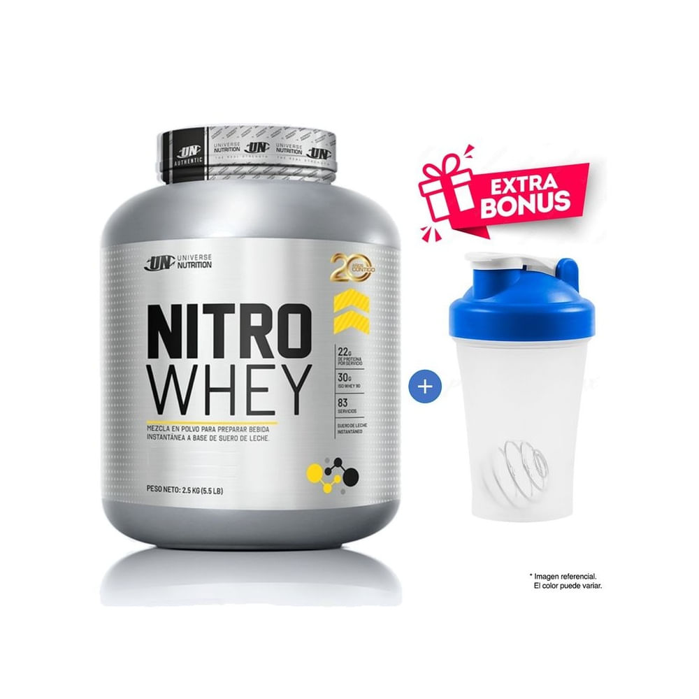 PROTEÍNA NITRO WHEY 2.5 KG UNIVERSE NUTRITION VAINILLA