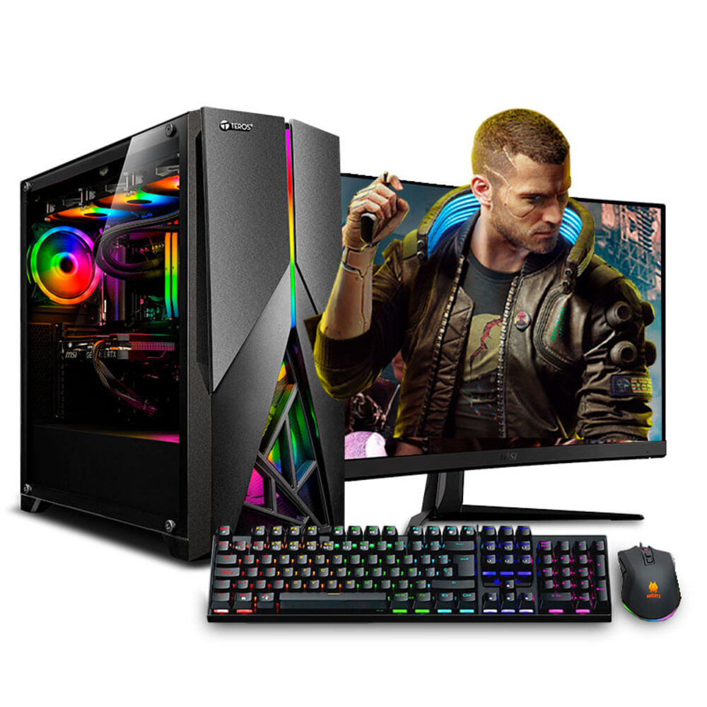 COMPUTADORA PC GAMER RGB RYZEN 9 7900X 32GB 1TB 27 RTX5070TI 16GB MI PC LISTA MIPCLISTA