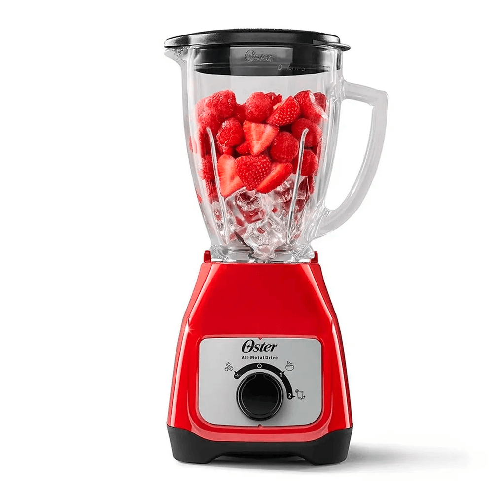 Oster Licuadora Roja 1.5 L 2 Velocidades BLSTKAGRRD Perilla