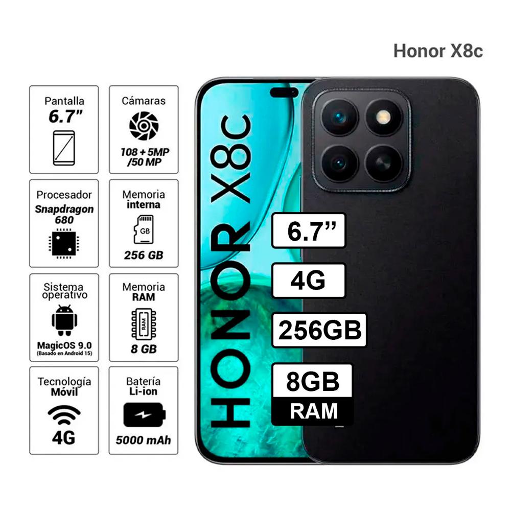 CELULAR HONOR X8C 8RAM 2656GB