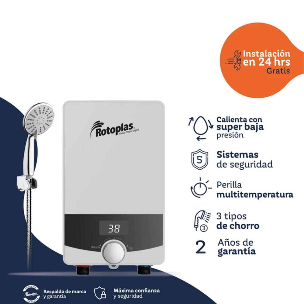 Rapiducha Rotoplas Avalon Calentador Instantaneo
