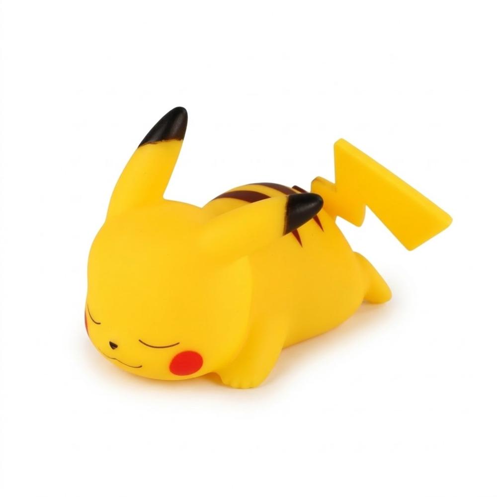 Lámpara Pikachu Durmiendo LED Luz Nocturna Recargable Decorativa