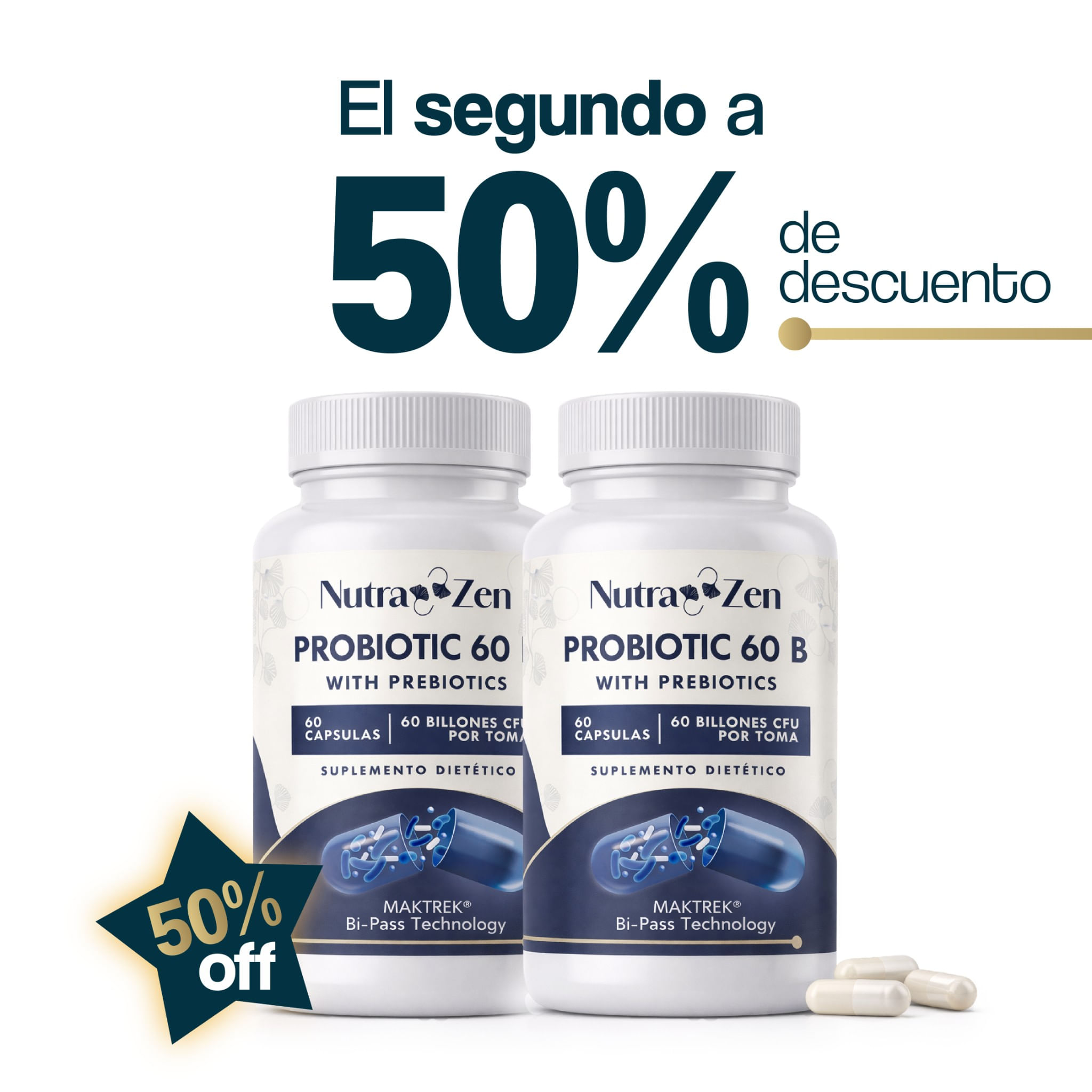 PACK x2 PROBITIC 60 BILLONES