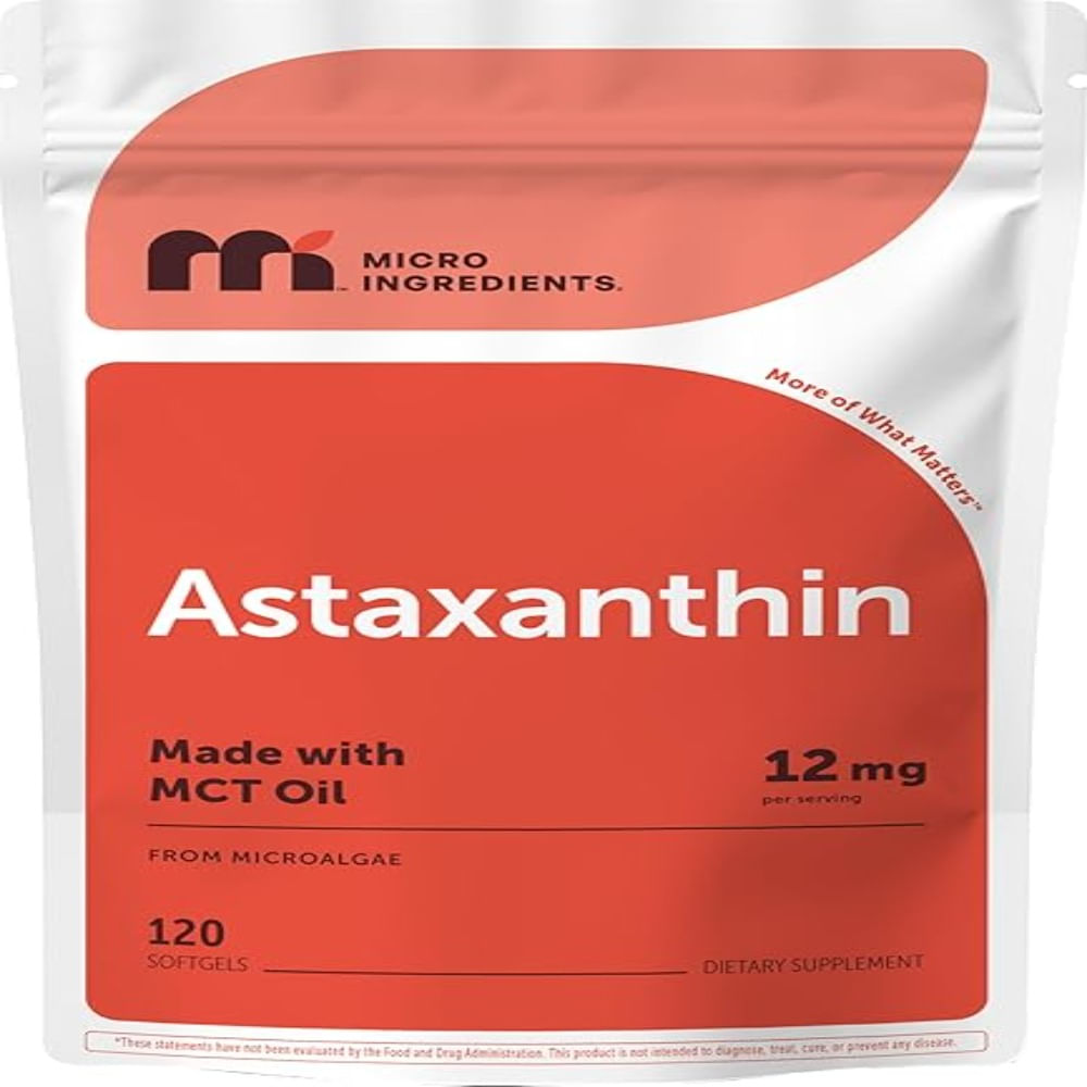 Micro Ingredients Astaxanthin 12 mg 120  und