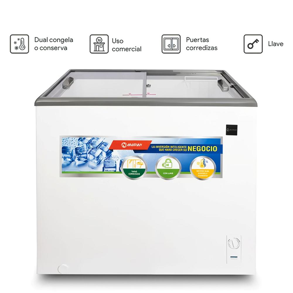 Congeladora Exhibidora Horizontal CEMH-165M 167L