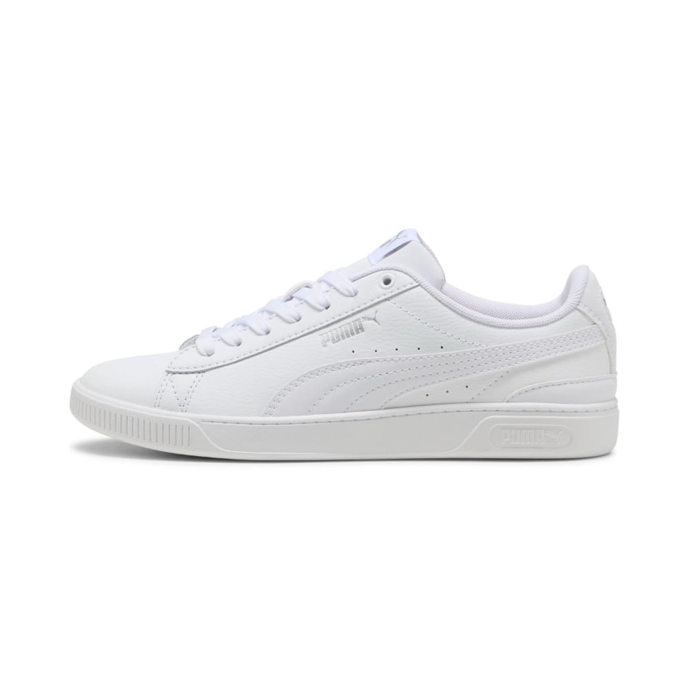 Zapatillas Urbanas Puma Mujer Vikky V3 Lthr 383115 02 Blanco