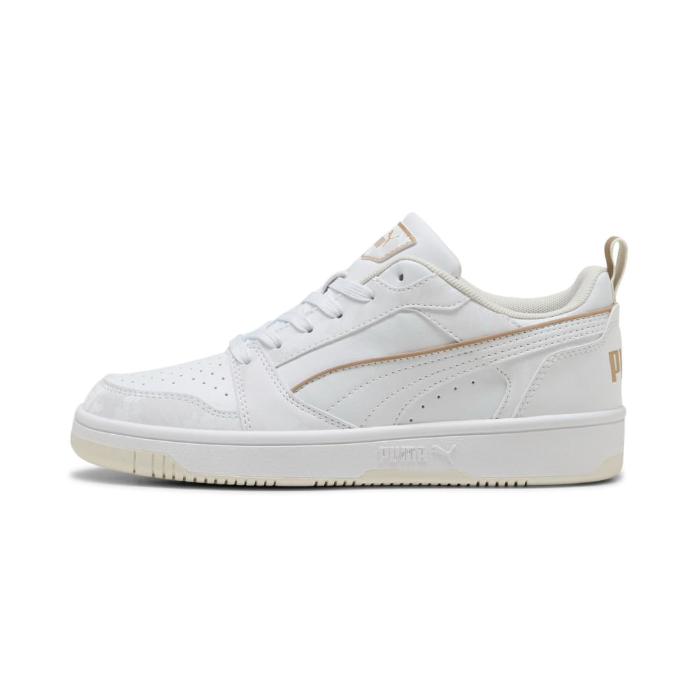 Zapatillas Urbanas Puma Mujer Rebound V6 Low Dayinight 403513 01 Blanco