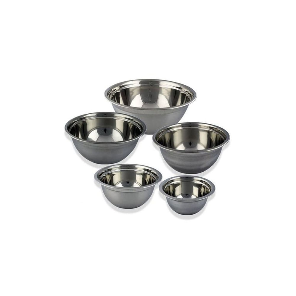 Set bowls acero inoxidable mixing german 5 piez