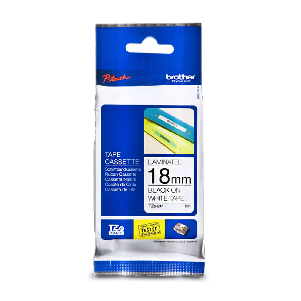 Cinta Laminada Brother TZE-241 24mm Compatibilidad con impresoras de etiquetas