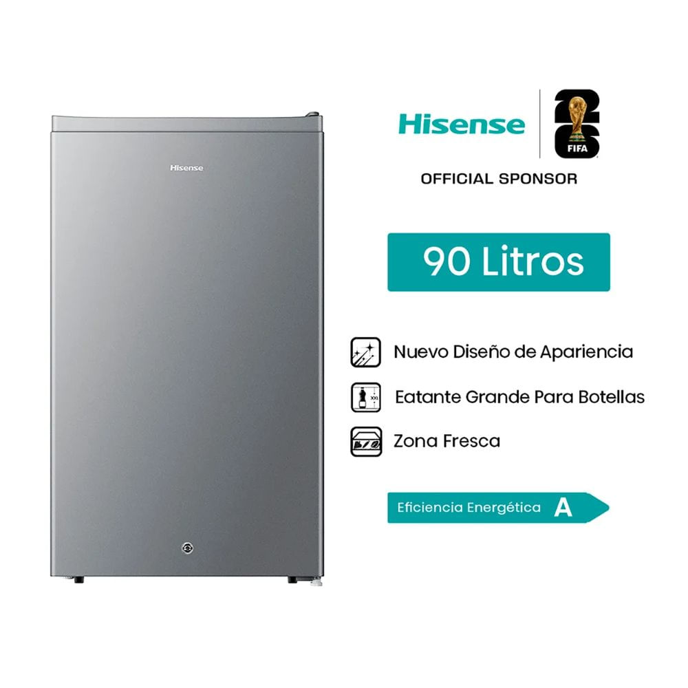 Frigobar HISENSE 90L RR121H. GRIS