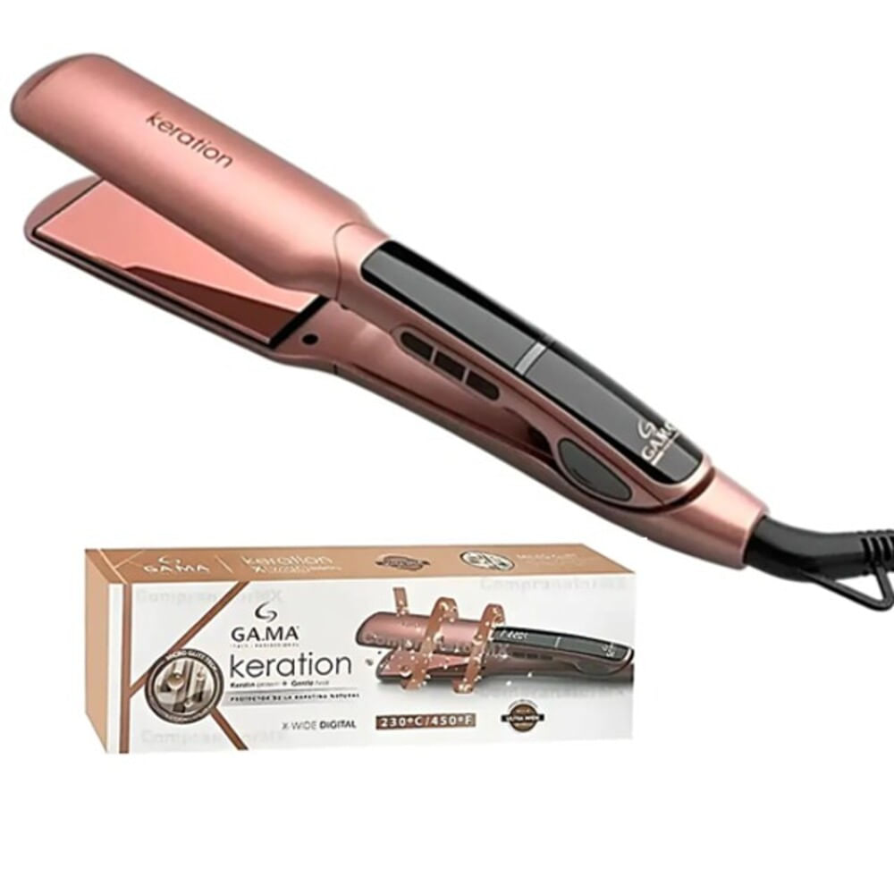 Plancha Alisadora GAMA  X-Wide Keration 3D