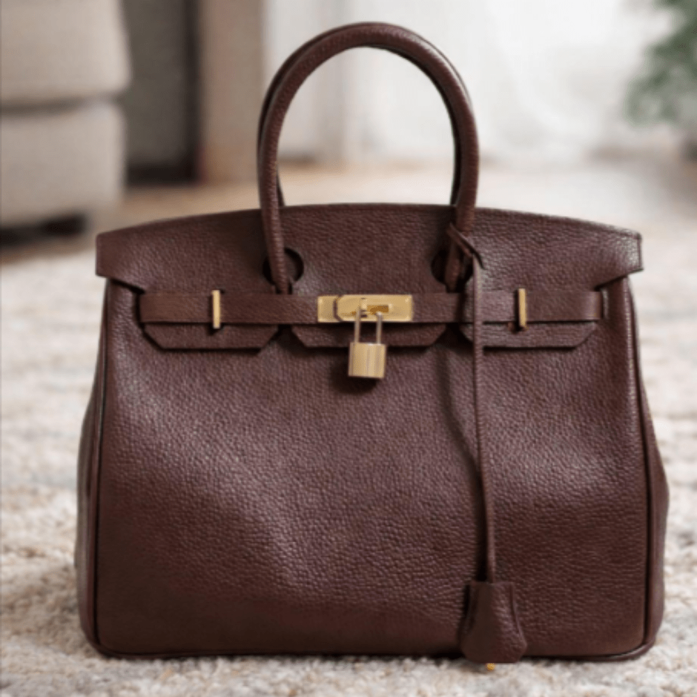 Cartera Premium Noir Luxe Marrón