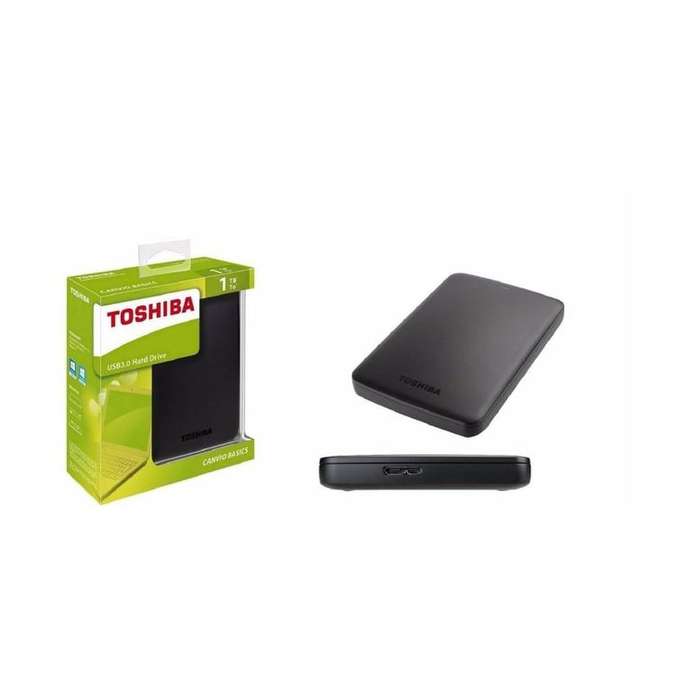 Disco Duro Externo Toshiba Canvio Basics 1TB Black