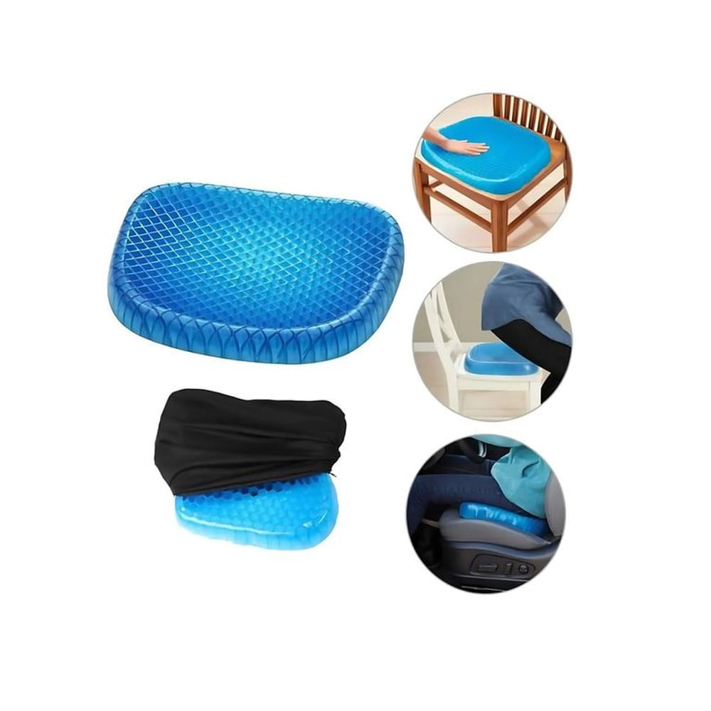 Asiento Cojin de Gel Ortopédico de 1000 gramos Azul