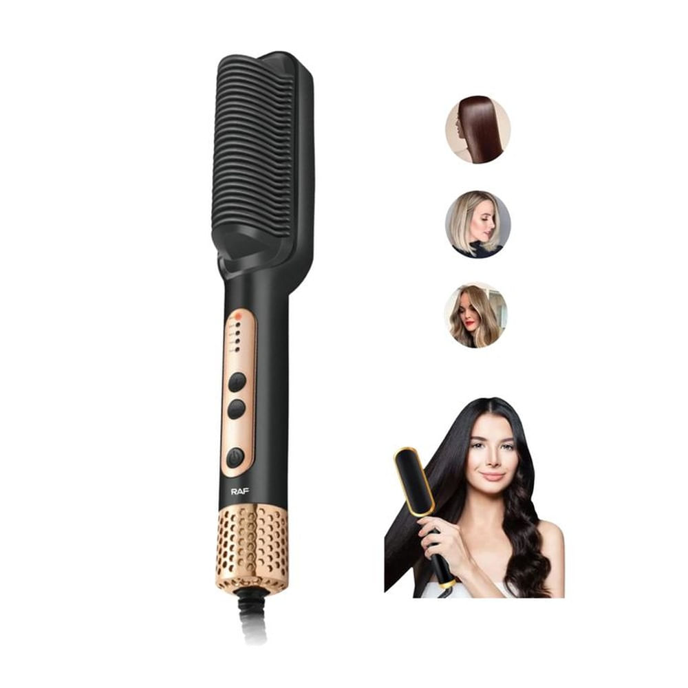 Plancha Cepillo Alisador Electrico RAFF