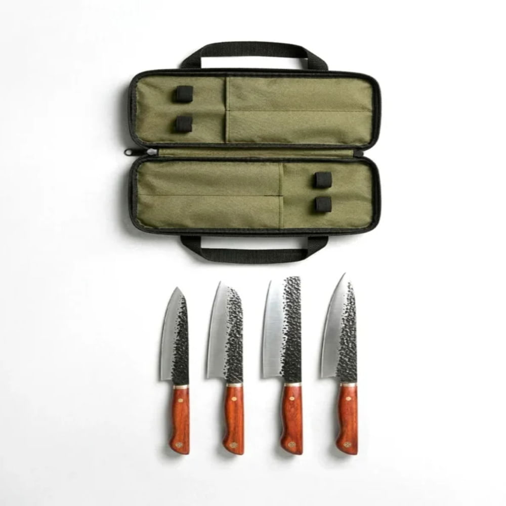 Juego de 4 Cuchillos Profesionales con Estuche