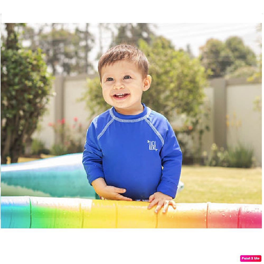 POLO LYCRA UV AZUL - TALLA 2