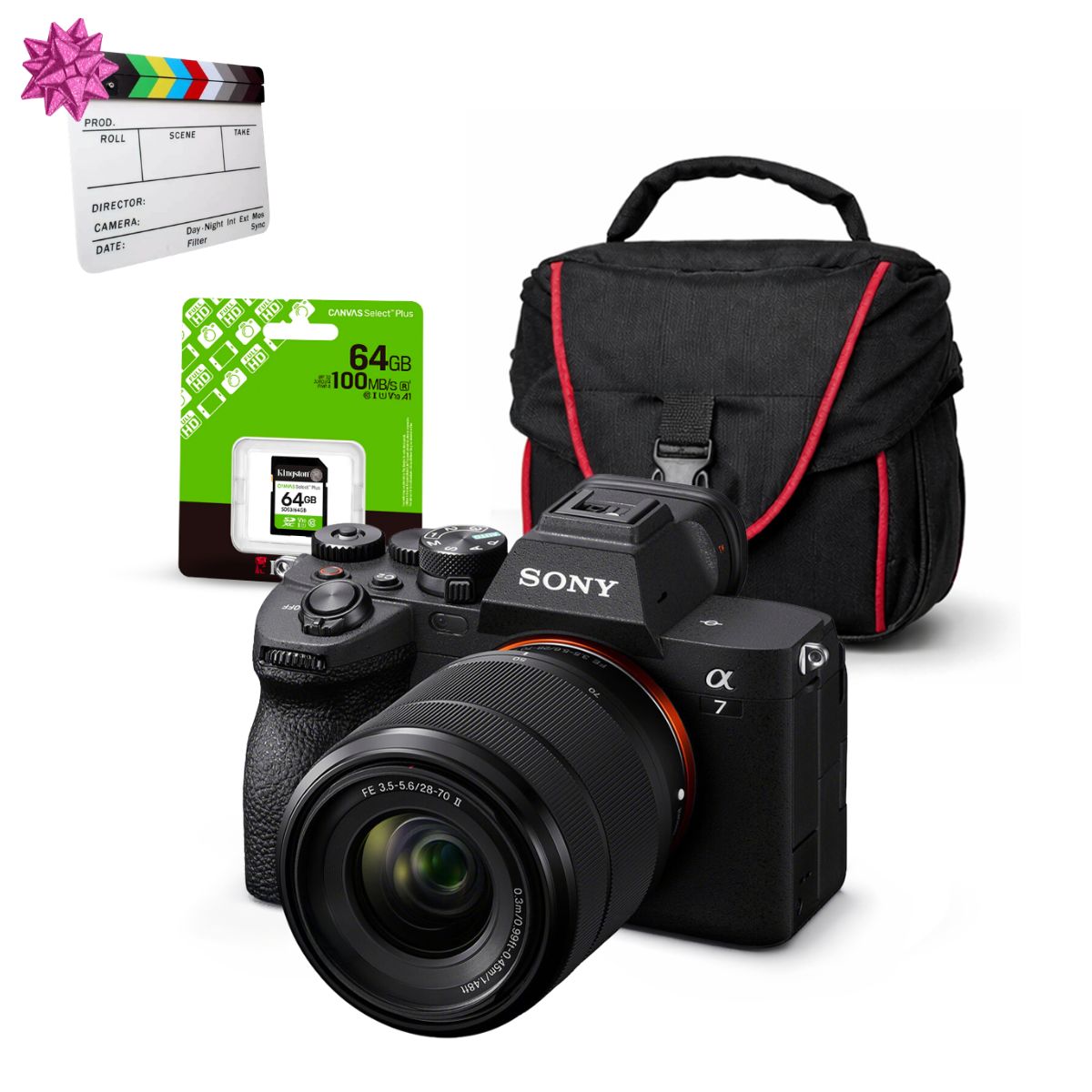 Cámara Sony Alpha a7 IV Full Frame Mirrorless y Lente 28-70mm II y Kit Básico