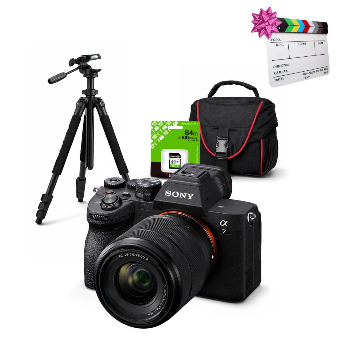 Cámara Sony Alpha a7 IV Full Frame Mirrorless y Lente 28-70mm II y Kit Deluxe