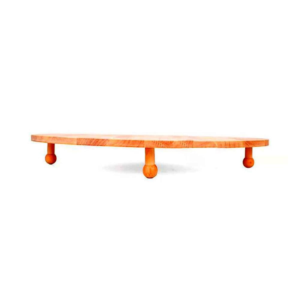 Estructura de Madera Circular con Patitas para Uso Hogar Y+Papel Regalo