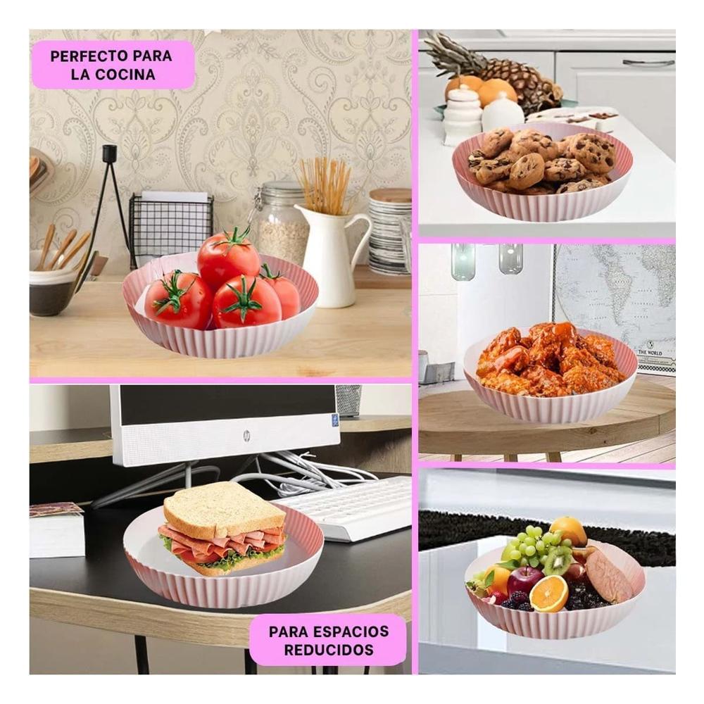 Estante Para Especias Plastico 30.5x6x30.5cm Facil Limpieza Rosado Y+Post It