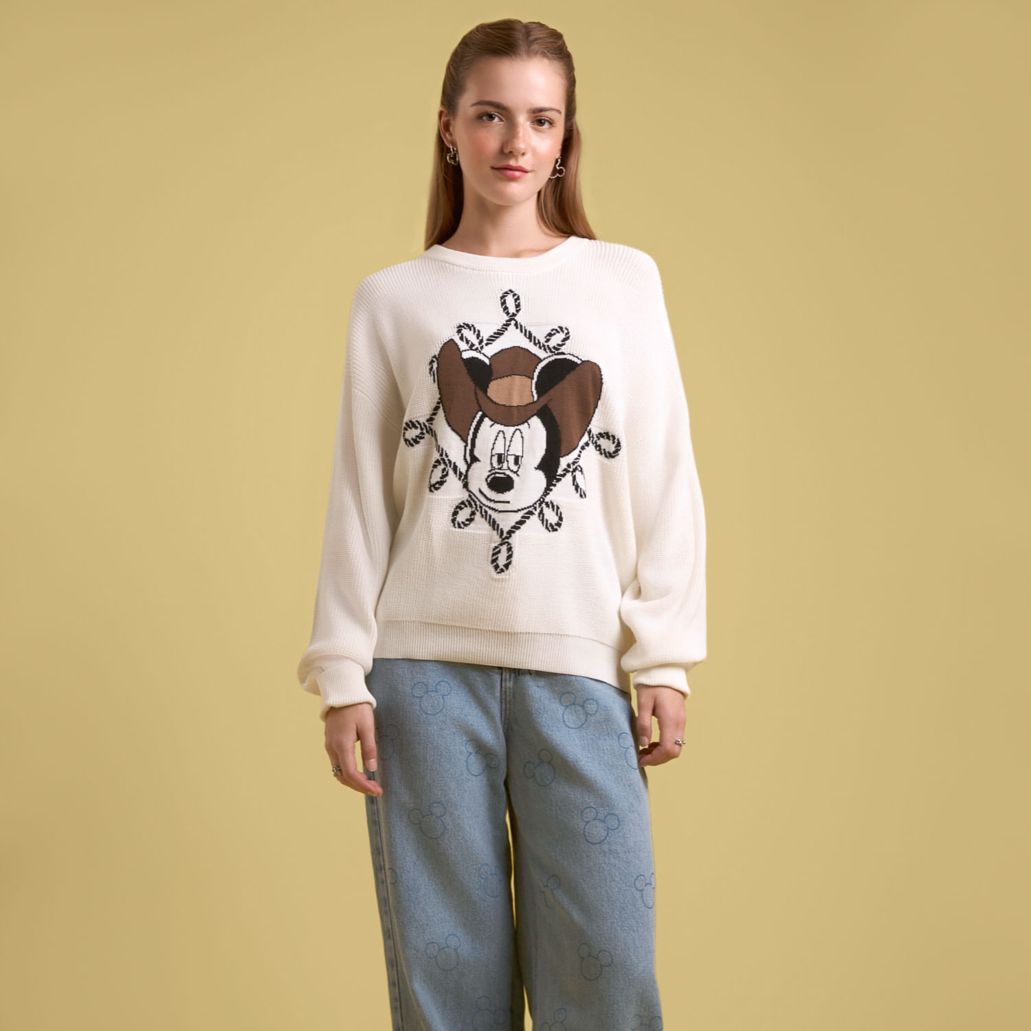 Chompa Mujer Boy Disney Manga Larga