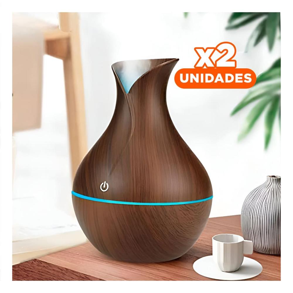 Pack2 Aromatizador para Sala con Madera Oscuro y Estilo Natural Y+Regalo Sticker