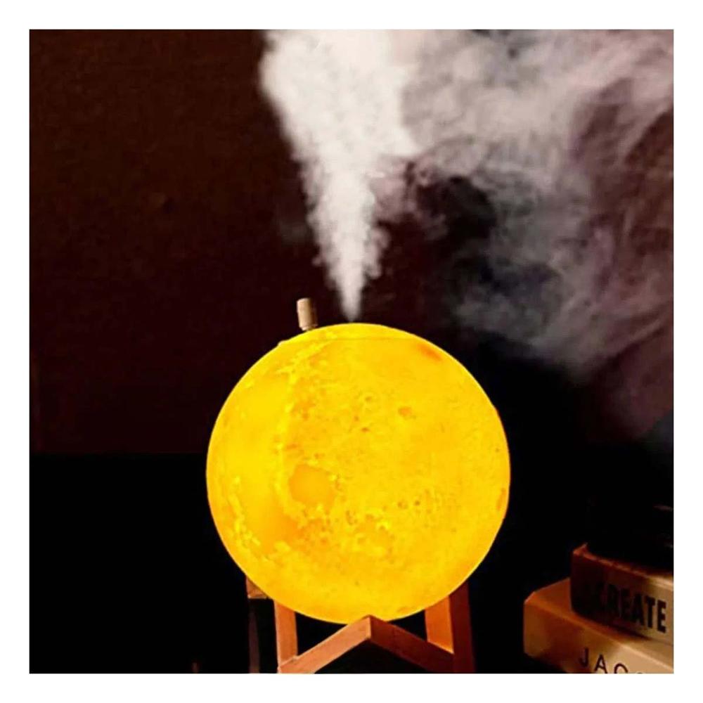 Moderno Decorativo Humidificante con Lampara Lunar para Hogar