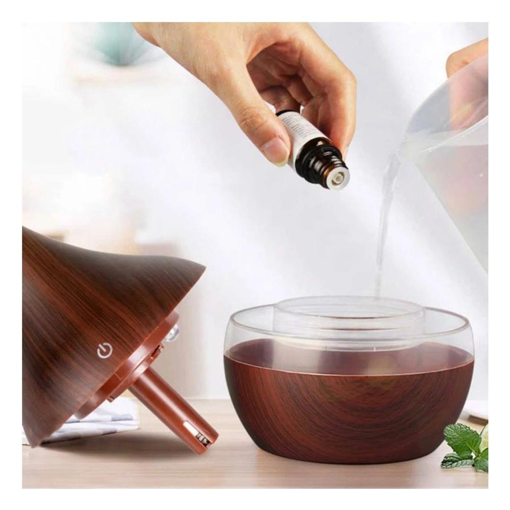 Ambientador para Decoracion Interior con Diseno en Madera Oscuro Y+Ligas Regalo