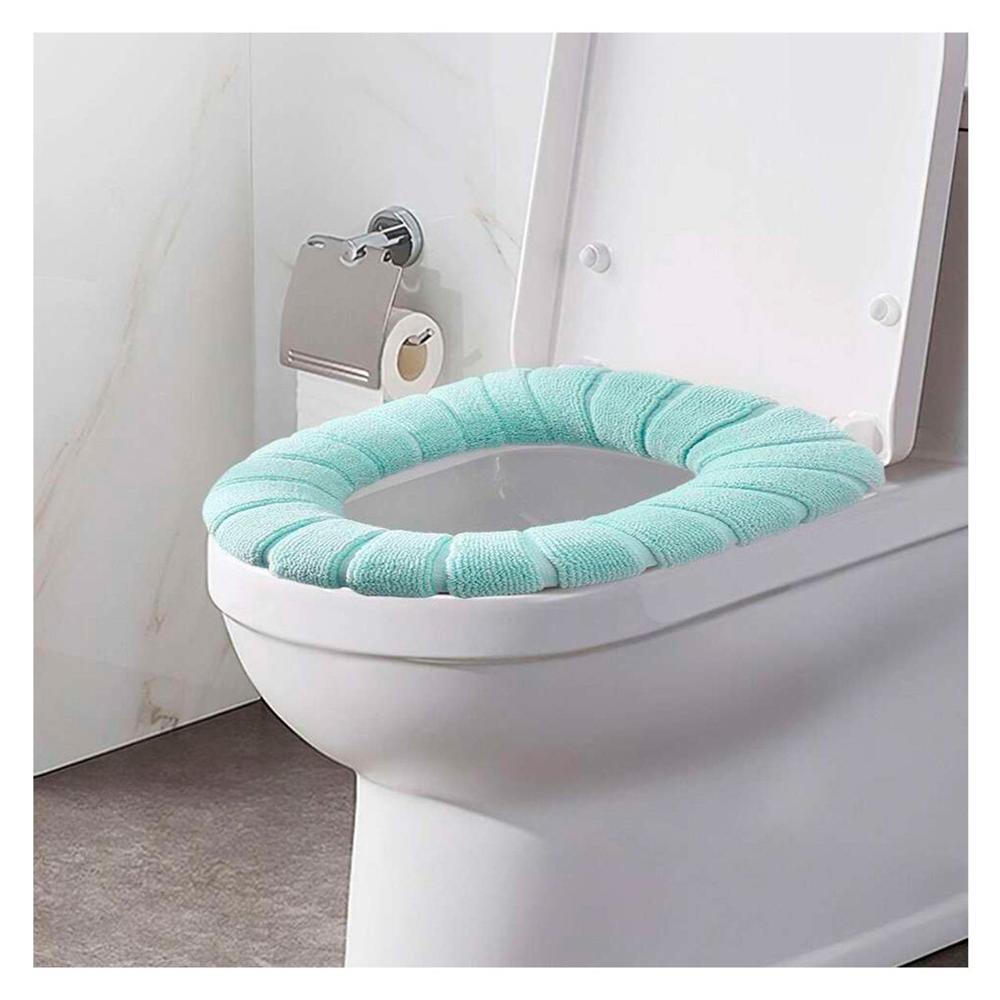 Cubierta de Tela para Inodoro con Acabado Afelpado y Tacto Suave Extra Y+Ligas Regalo