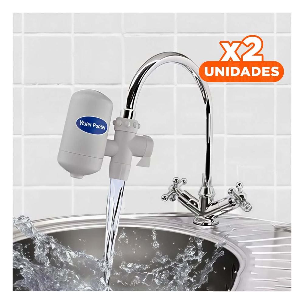 Pack2 Centro De Agua Blanco para Hogar con Sistema Continuo Y+Regalo Sticker