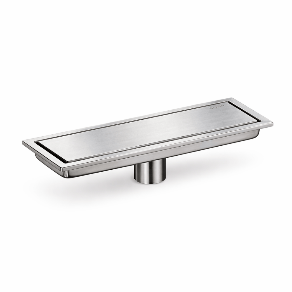 Desague lineal de acero inoxidable 10 x 30 cm