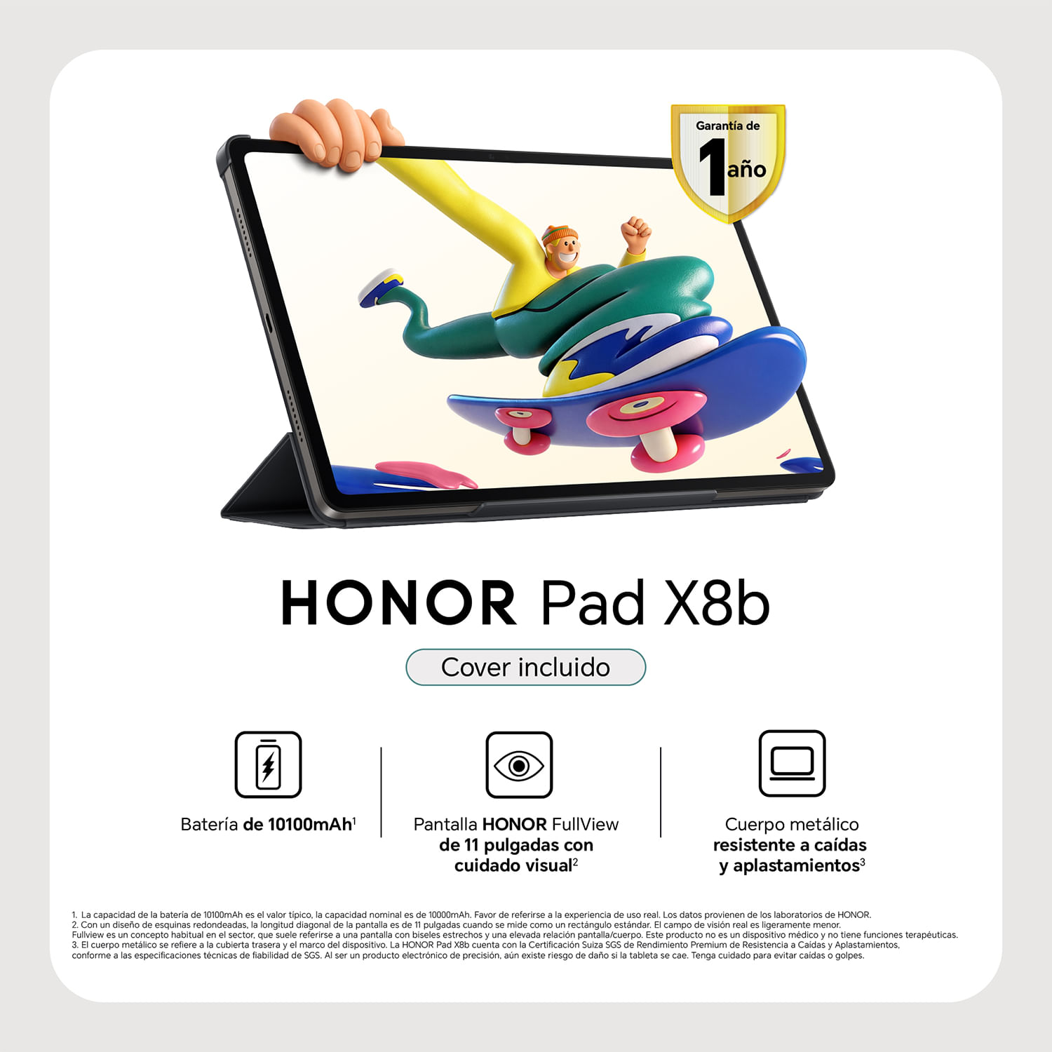 Tablet Honor Pad X8B 4Gb + 128Gb Grey