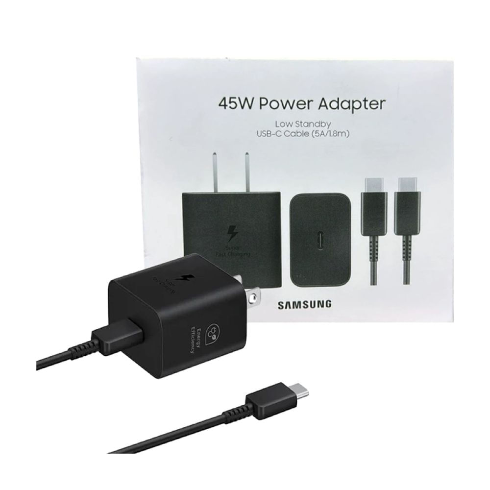 CARGADOR DE 45W SAMSUNG COMPLETO