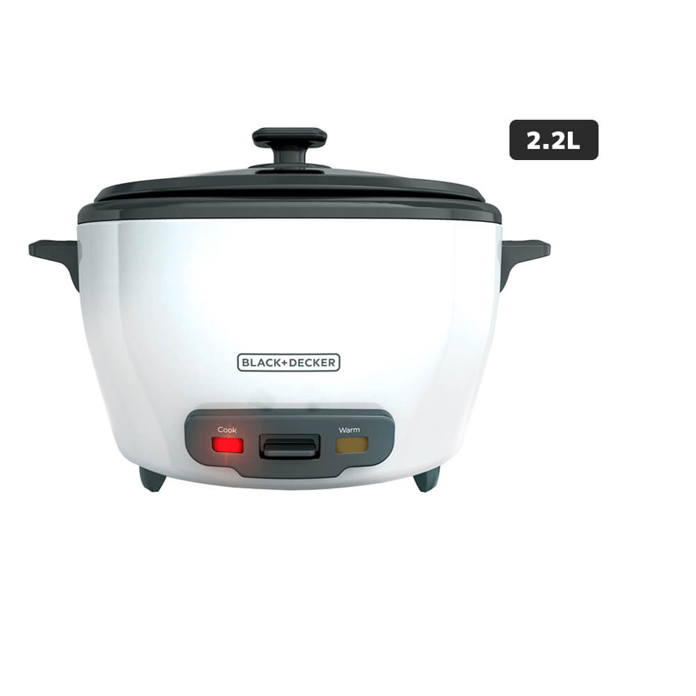 Olla Arrocera BLACK+DECKER 22 Tazas RC5225-CL Blanco