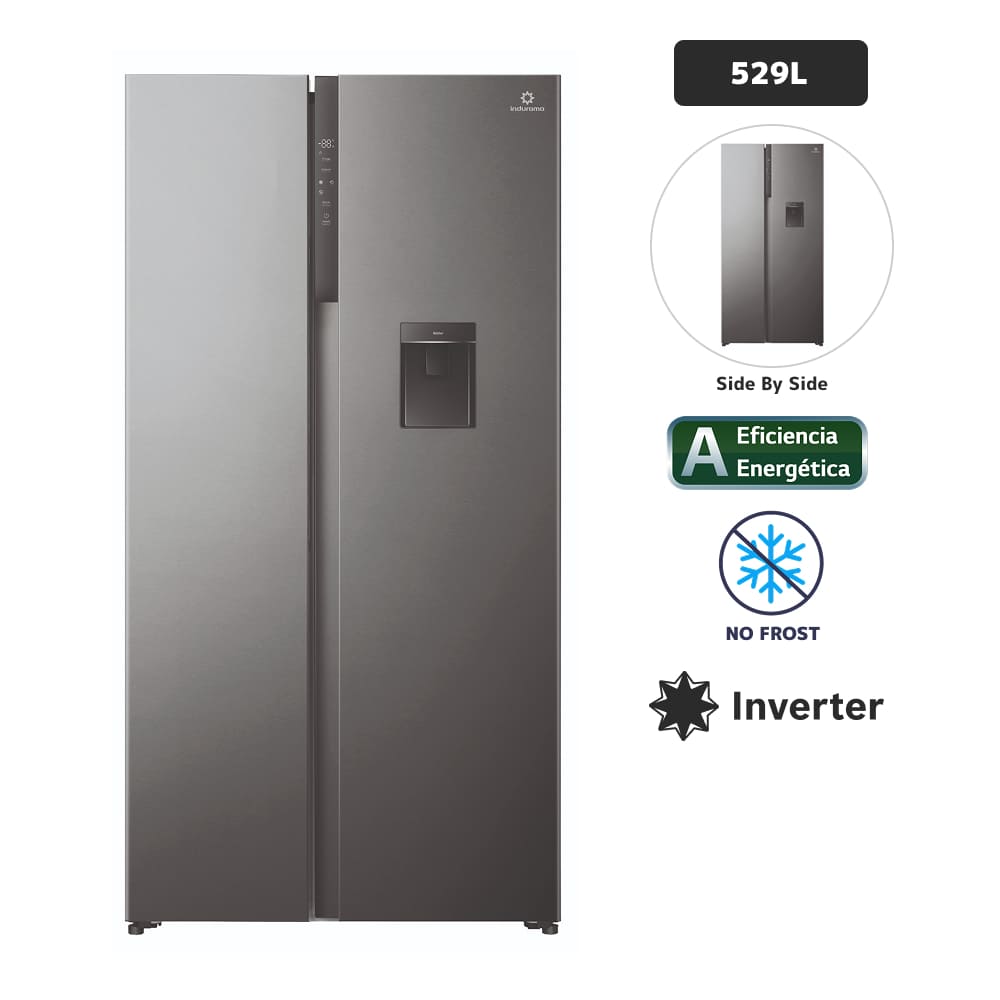 Refrigeradora INDURAMA 529L No Frost SBS RI-795DI Croma
