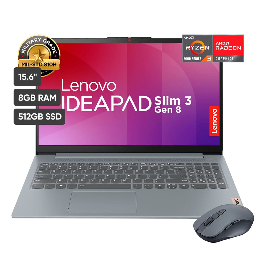 Laptop LENOVO IPS 3 15AMN8 15.6"" AMD Ryzen 3 7320U 8GB 512GB SSD