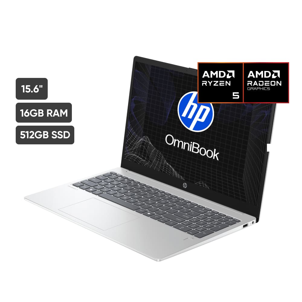 Laptop HP 15-FN0051LA 15.6"" AMD Ryzen AI 5 340 16GB 512GB SSD
