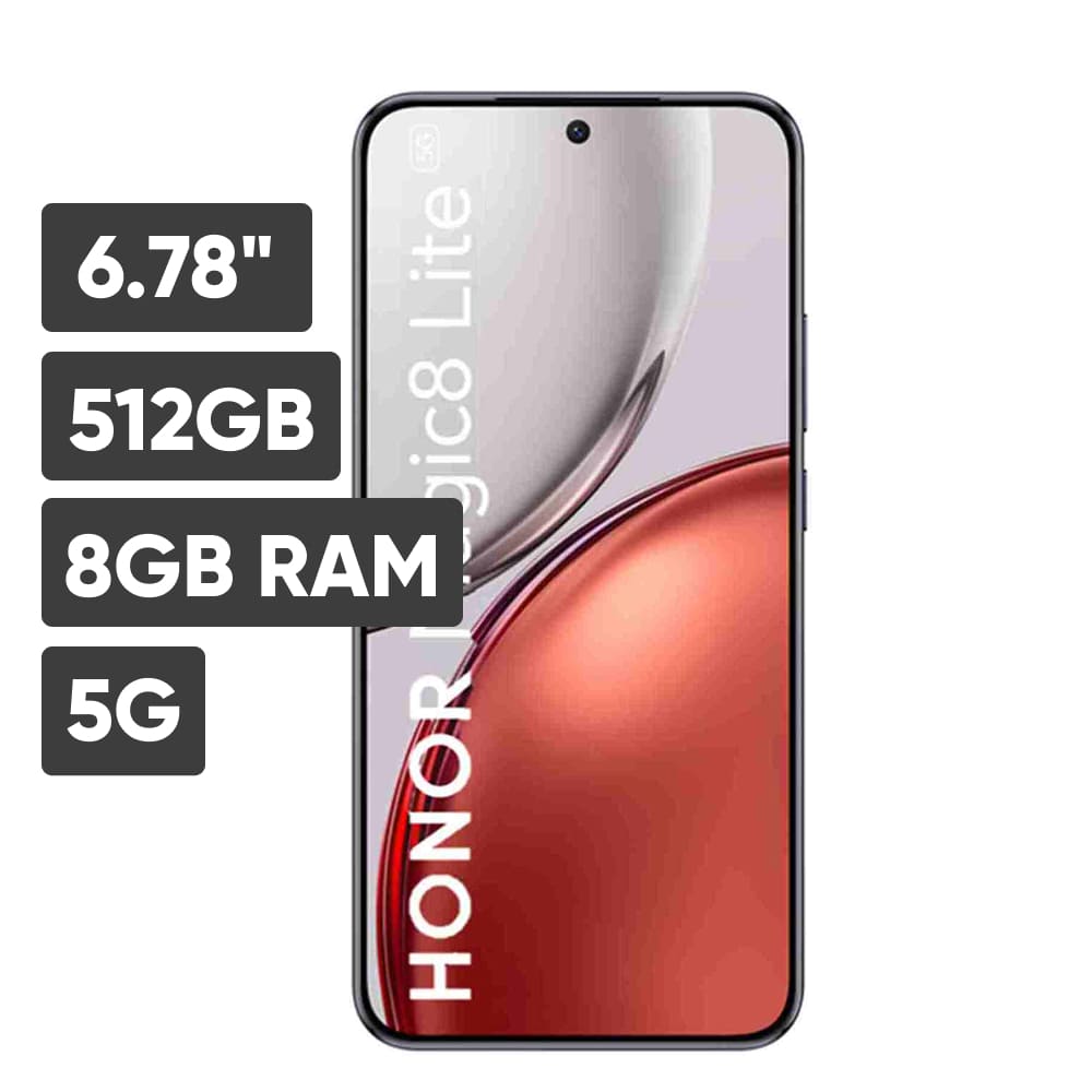 Smartphone HONOR Magic 8 Lite 6.78"" 8GB 512GB 108MP+5MP Negro