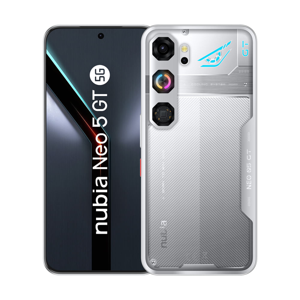 Smartphone ZTE Nubia Neo 5 GT 6.8"" 8GB 256GB 50M+2M Plateado